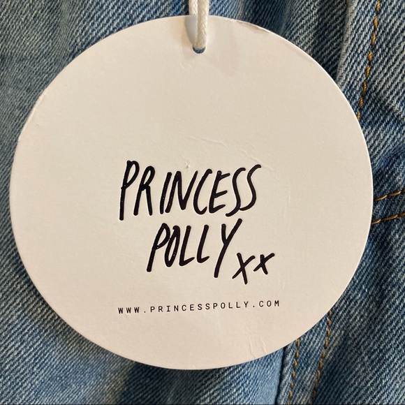 PRINCESS POLY SZ 0 Lioness High Rise Gemini Mom Light Mid Wash Jeans NWT - Picture 2 of 6